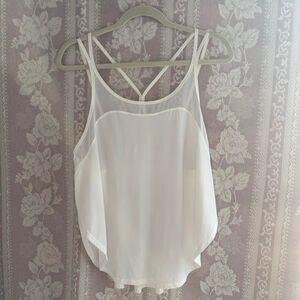 Lululemon Women's White Tank Top